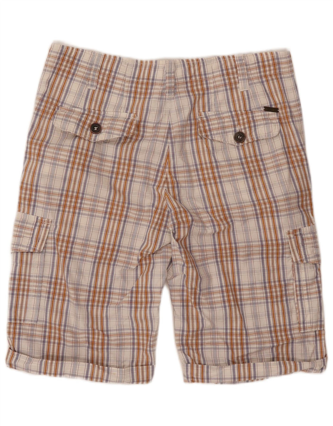 Pantaloni scurți pentru bărbați Just Cavalli Cargo W36 Large Beige Check