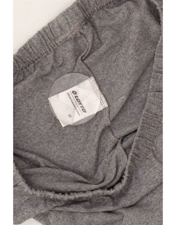 Leggings grafic pentru femei Lotto UK 12 bumbac gri mediu