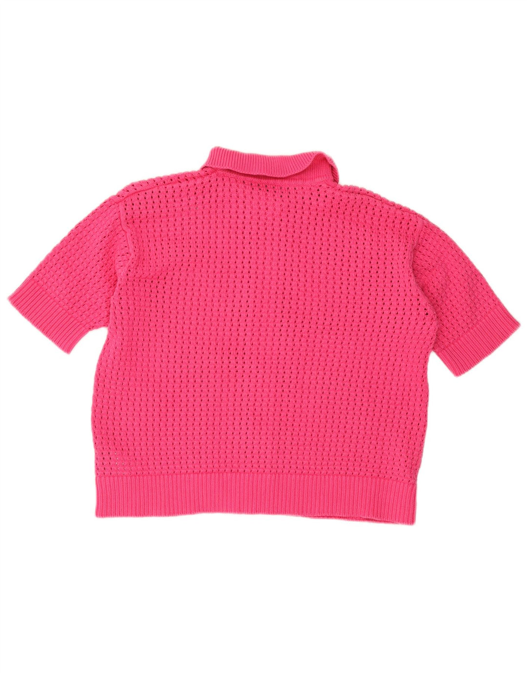 Pulover cardigan cu mânecă scurtă pentru femei MARKS & SPENCER UK 14 mare roz