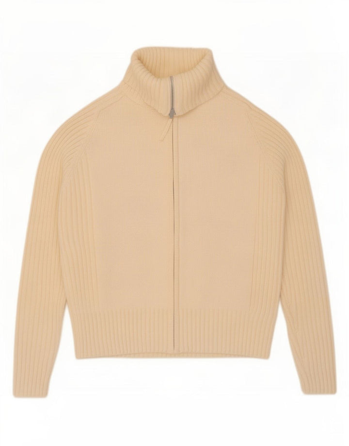 Pulover cardigan cu fermoar complet pentru femei Marks & Spencer UK 16, mare, alb