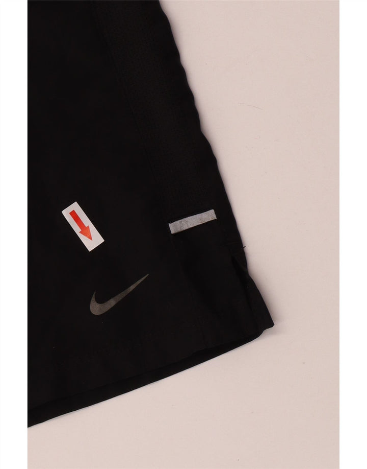 Pantaloni scurți sport Nike Dri Fit pentru bărbați, poliester negru mic