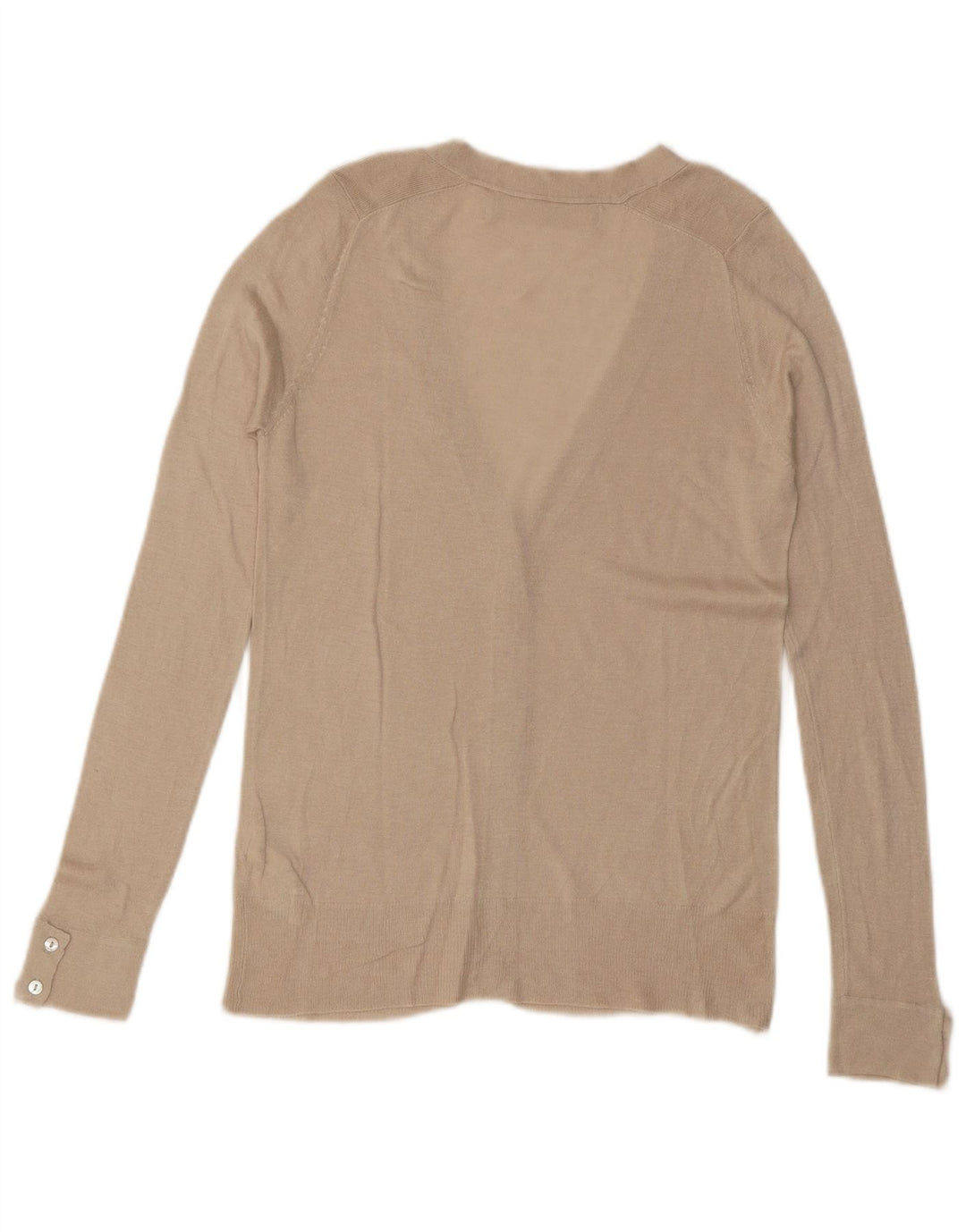 Pulover cardigan pentru femei ZARA UK 10 mic din viscoză albă