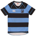CANTERBURY tricou bărbați Top XS poliester cu dungi albastre