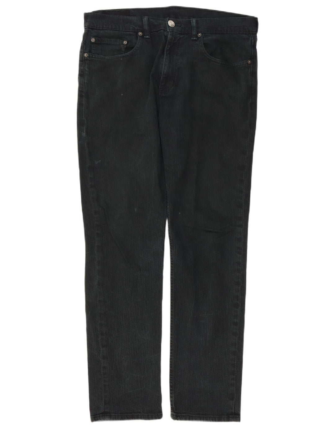 Blugi slim pentru bărbați LEVI'S W34 L32 bumbac negru
