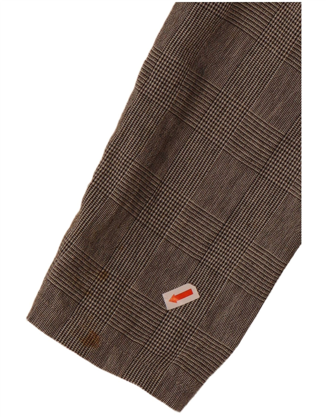 Bluză cămașă pentru femei Benetton IT 46, bumbac cu carouri, gri mare