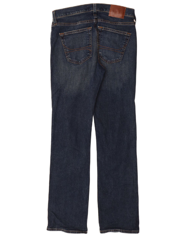 Blugi pentru bărbați HOLLISTER Flex Straight W29 L32 Bumbac bleumarin