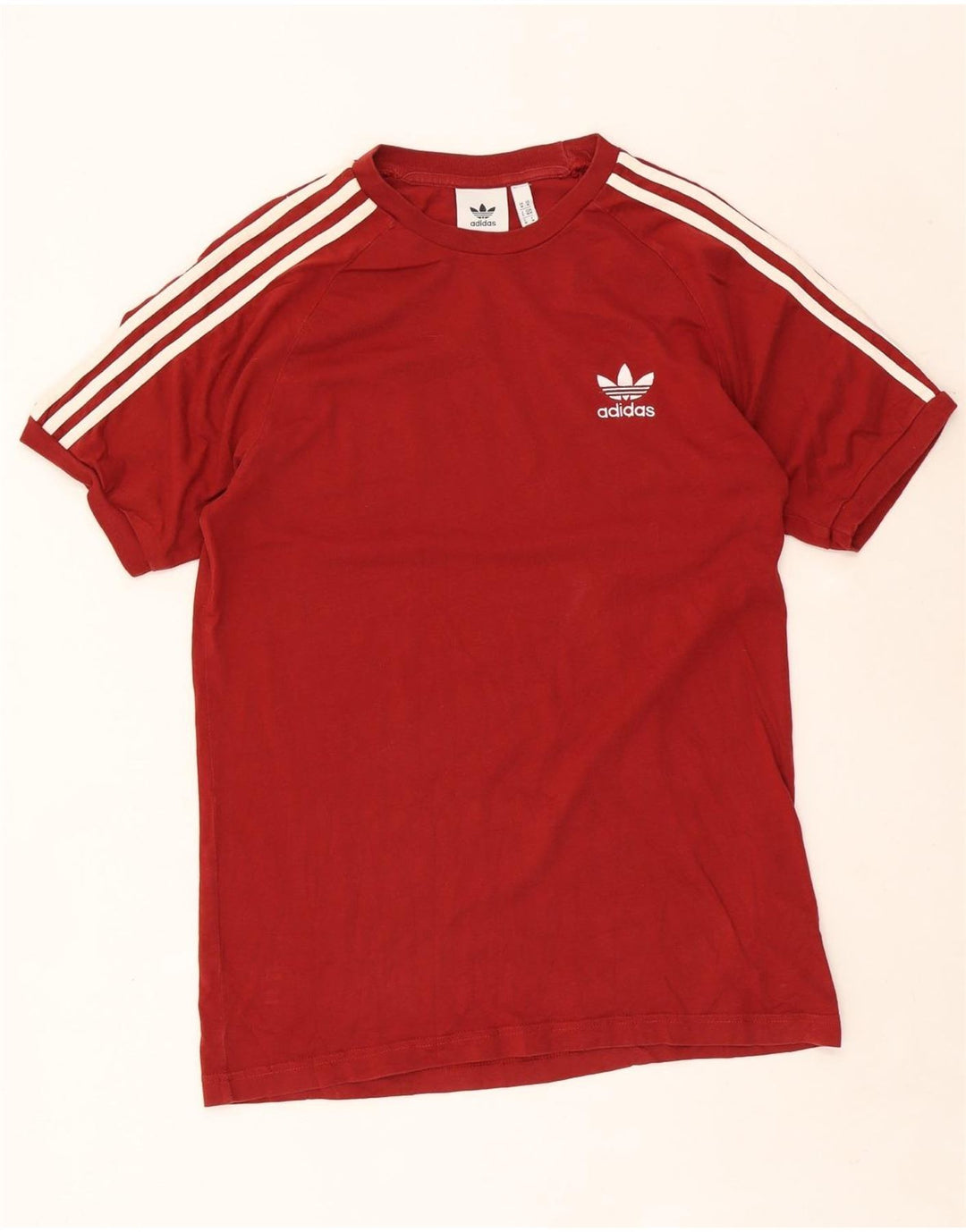Tricou pentru bărbați Adidas Top Medium Burgundy Bumbac