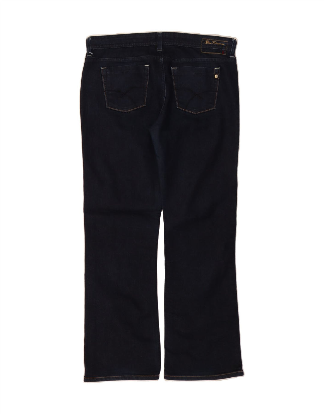 BEN SHERMAN Womens Straight Jeans W32 L30 Navy Blue Cotton Vintage Ben Sherman and Second-Hand Ben Sherman from Messina Hembry 