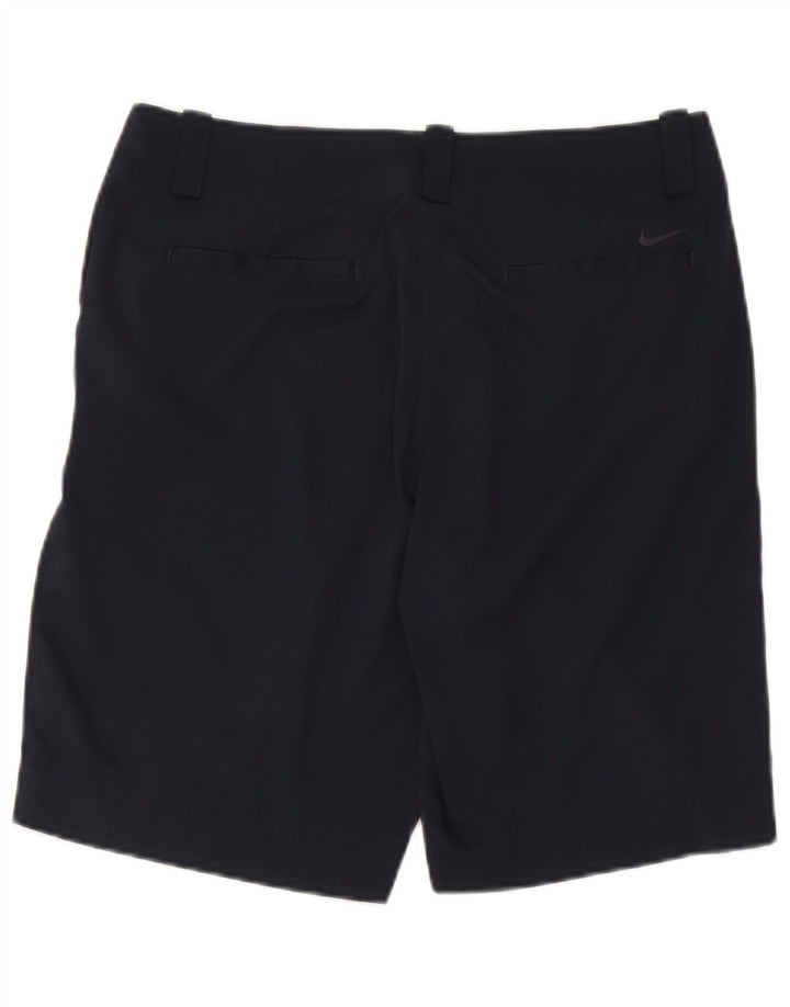 Pantaloni scurți chino de golf Nike pentru femei UK 14 Medium W34 Poliester bleumarin