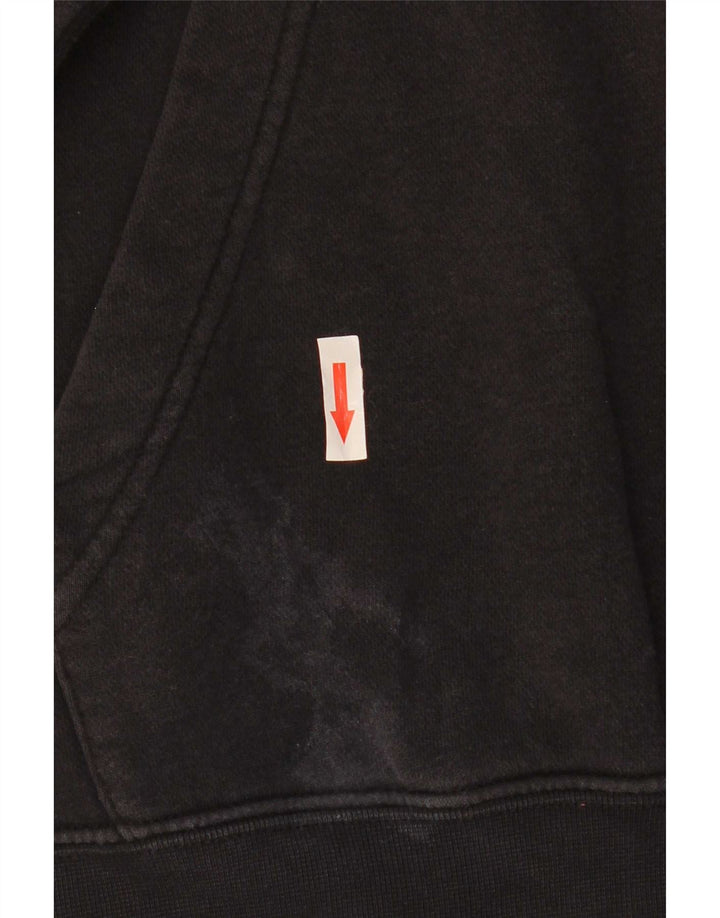 Pulover Nike Grafic pentru bărbați, bumbac mic, negru