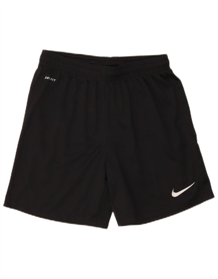 Pantaloni scurți sport Nike Dri Fit pentru bărbați, poliester negru mic