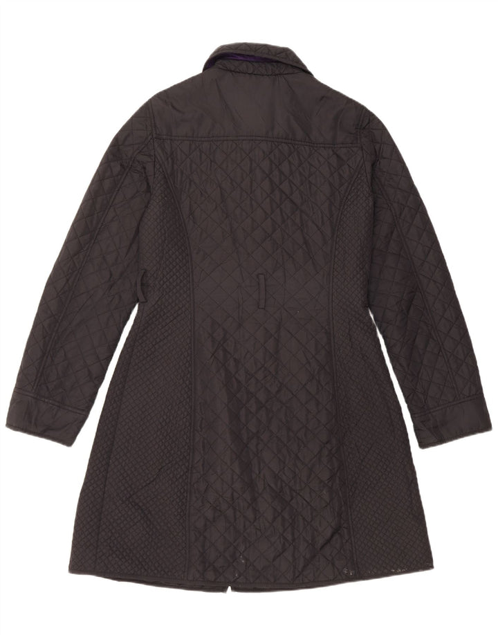 Palton matlasat Hobbs pentru femei UK 10 Nylon negru mic