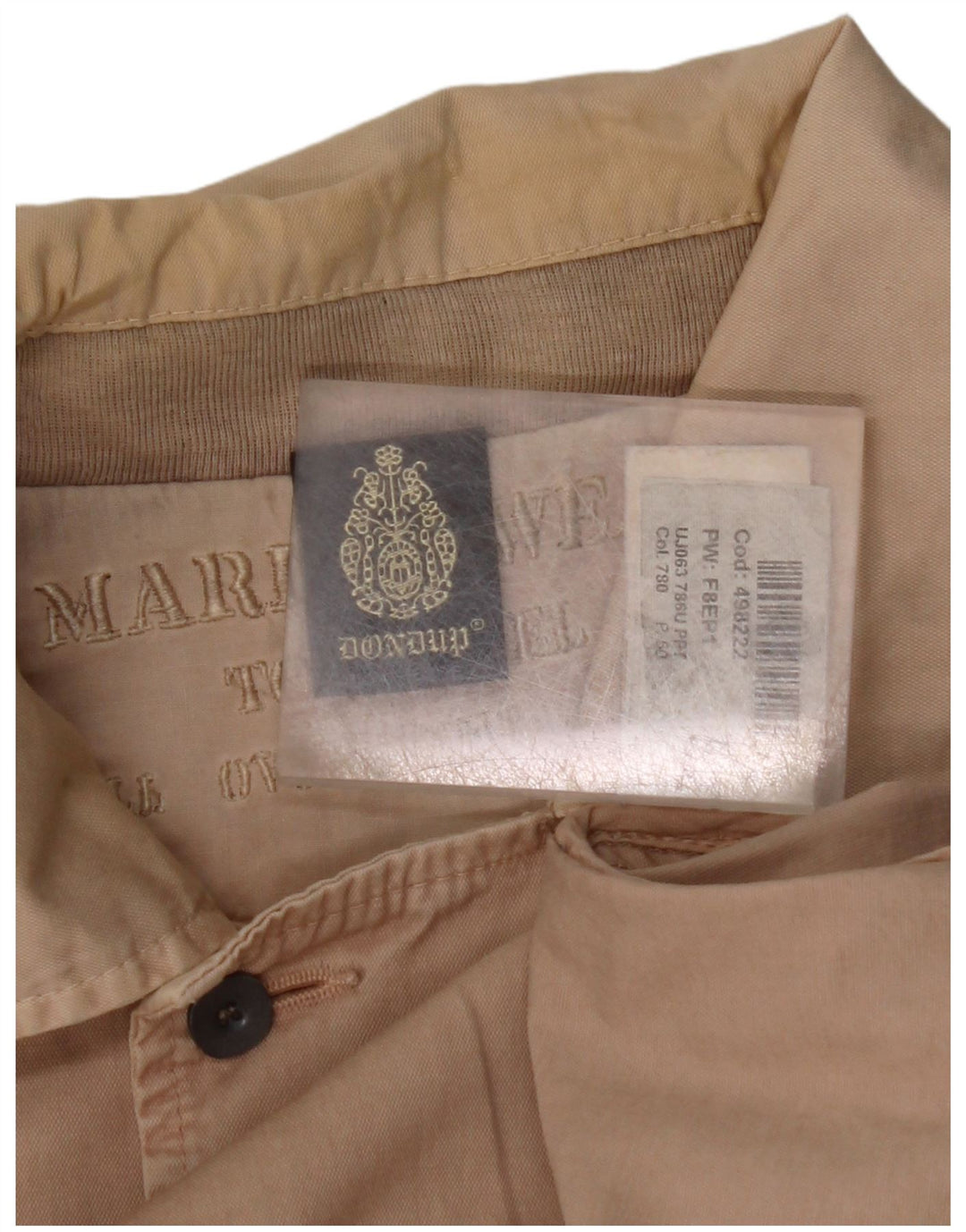 Bomber DONDUP pentru femei IT 52 2XL bumbac bej