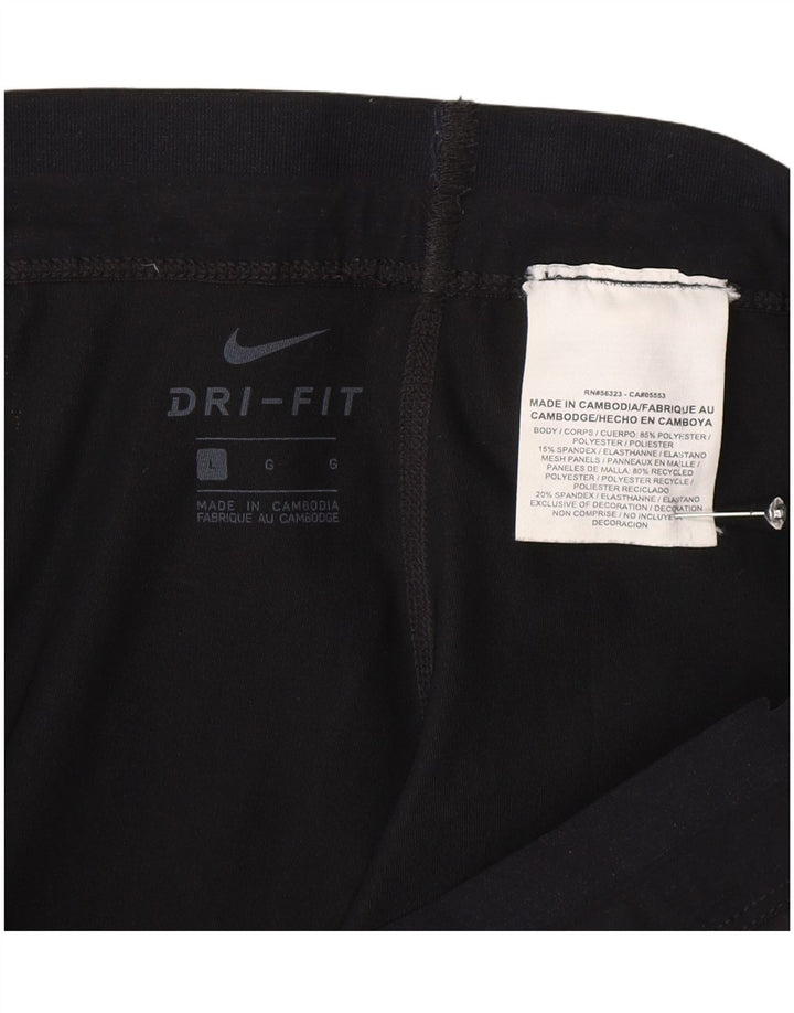 Leggings pentru bărbați Nike, mari, negru, poliester