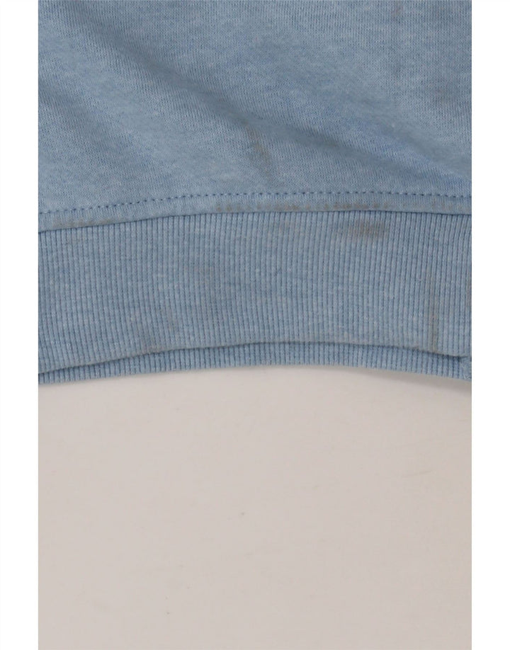 LYLE & SCOTT Pulover cu glugă cu fermoar pentru băieți 12-13 ani, bumbac albastru