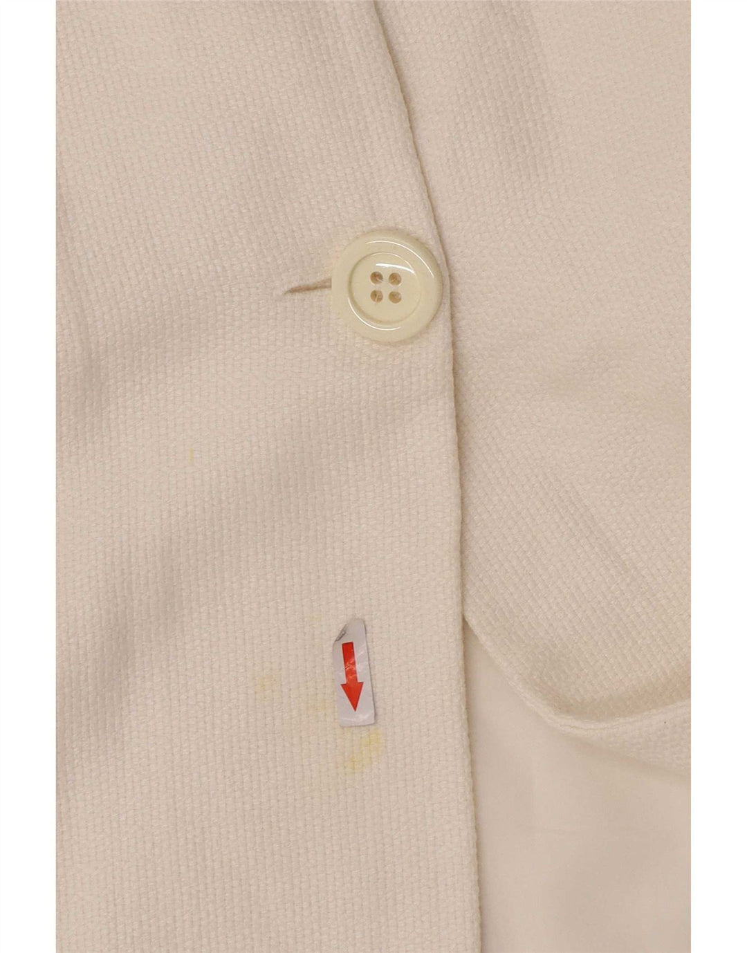 Massimo Dutti Jachetă pentru femei Crop 2 Button Blazer EU 38 Medium White