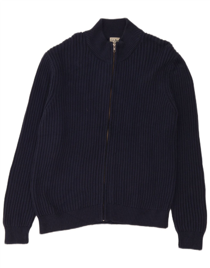 Pulover cardigan pentru bărbați L.L.Bean, mare, bleumarin, bumbac