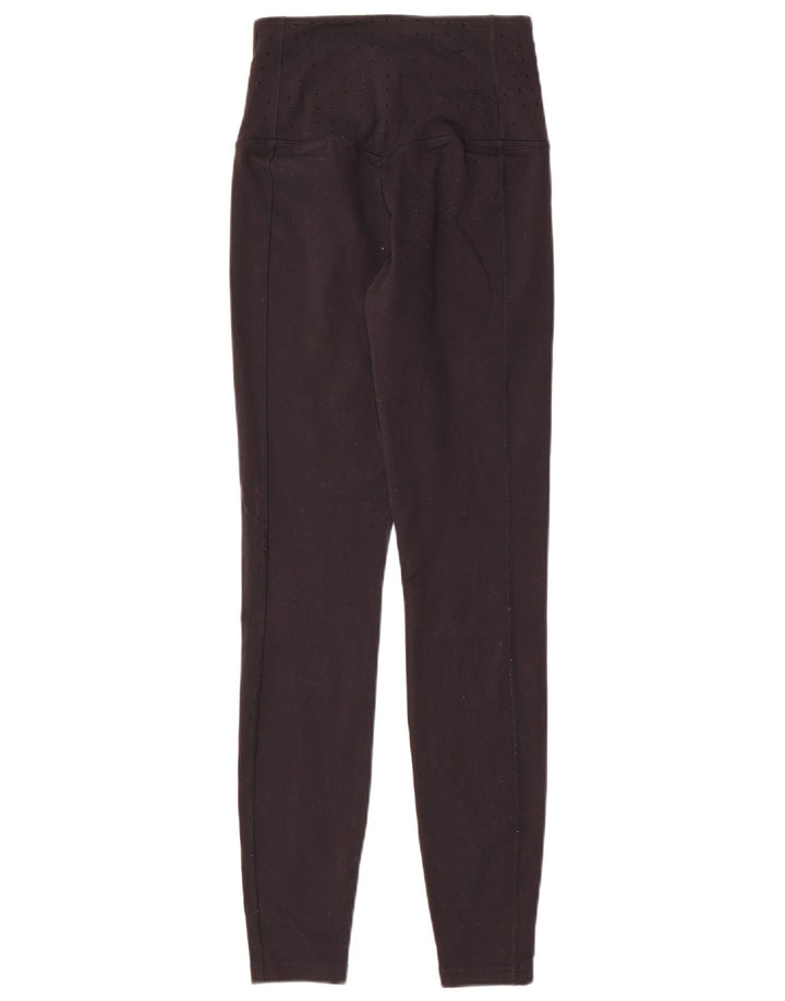 Leggings Dri Fit Nike pentru femei UK 8 Small Nylon negru