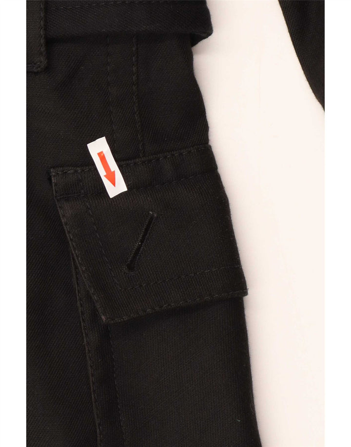 Pardesiu pentru femei Zara UK 12 bumbac mediu negru