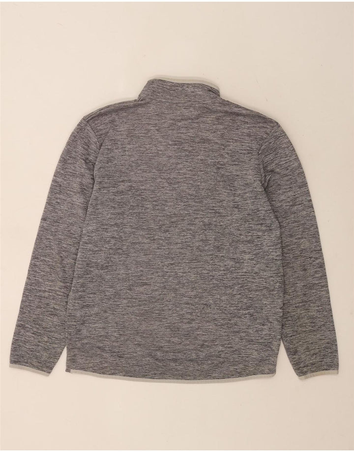 Pulover pentru bărbați Under Armour, cu fermoar, cu gât, poliester cu pături, gri mediu
