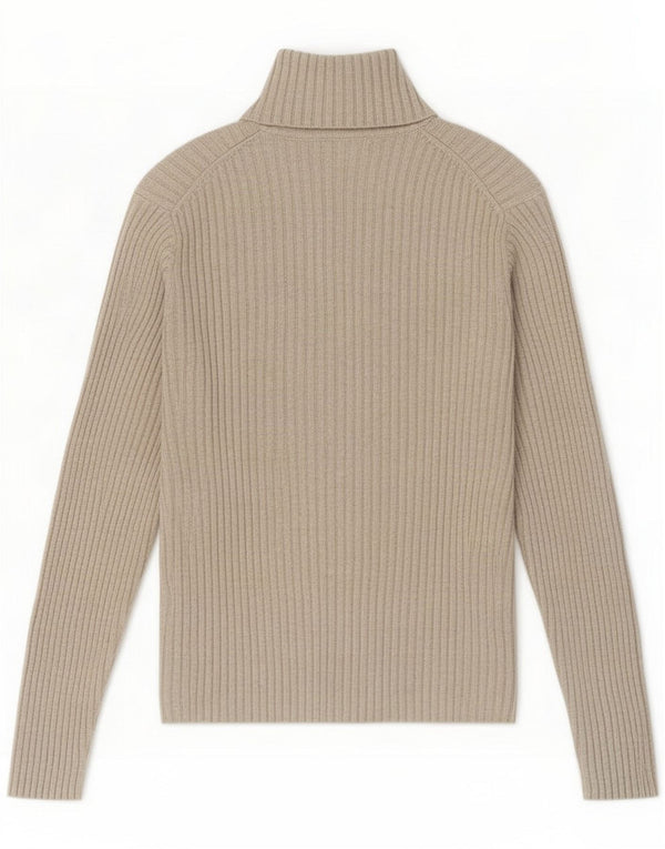 Gap Pulover cu gât rulat pentru femei UK 10 Small Gri Bumbac