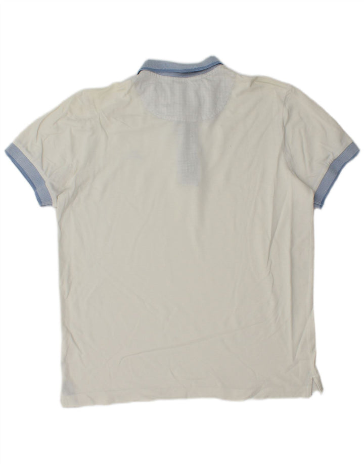 Tricou polo de rugby pentru bărbați Kappa, alb mediu