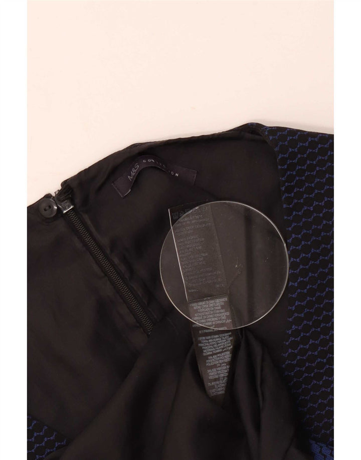 Rochie teacă pentru femei Marks & Spencer UK 14 Medium Bleumarin Colorblock