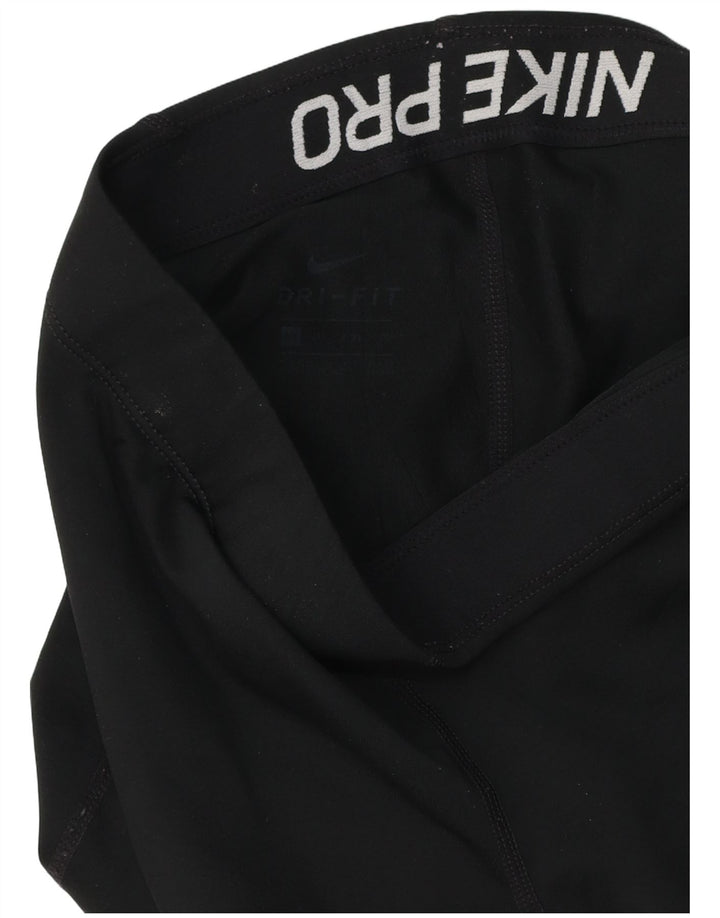 Leggings NIKE Dri Fit Graphic pentru femei UK 4 XS Negru