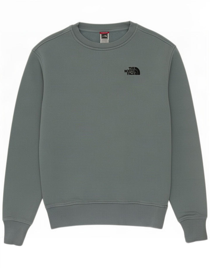 Pulover pentru bărbați The North Face, bumbac albastru mediu