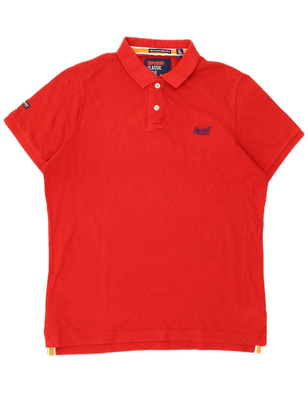 Tricou polo pentru bărbați Superdry 3XL bumbac roșu