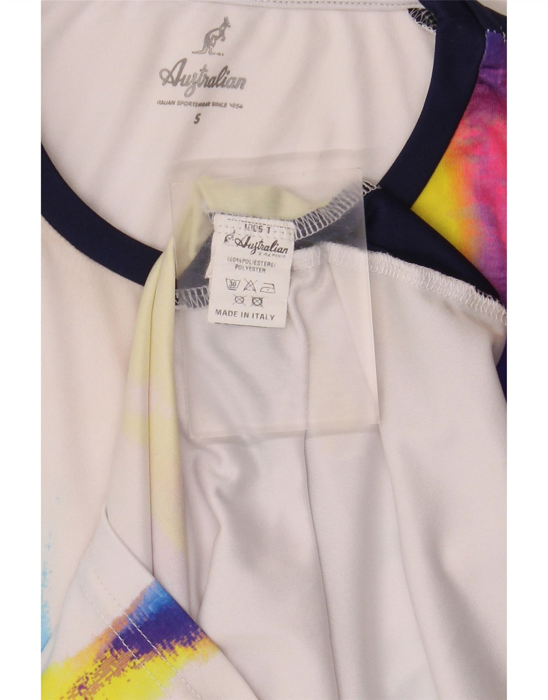 AUSTRALIAN L'ALPINA Tricou pentru bărbați Top Mic Multicolor Tie Dye Poliester