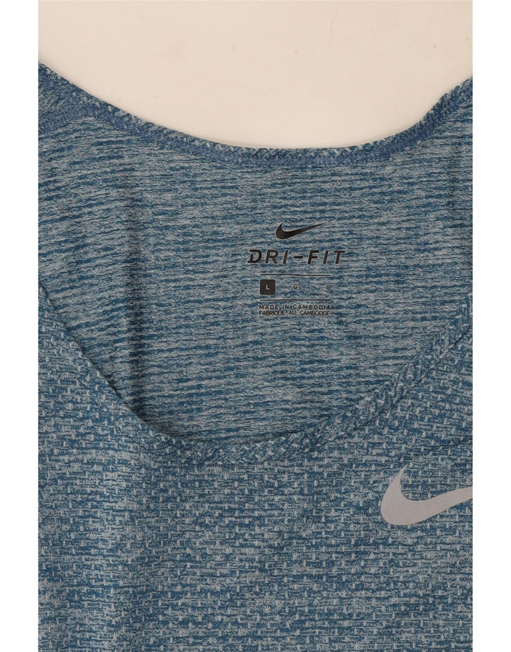 Vesta Dri Fit Nike pentru bărbați, mare, albastru
