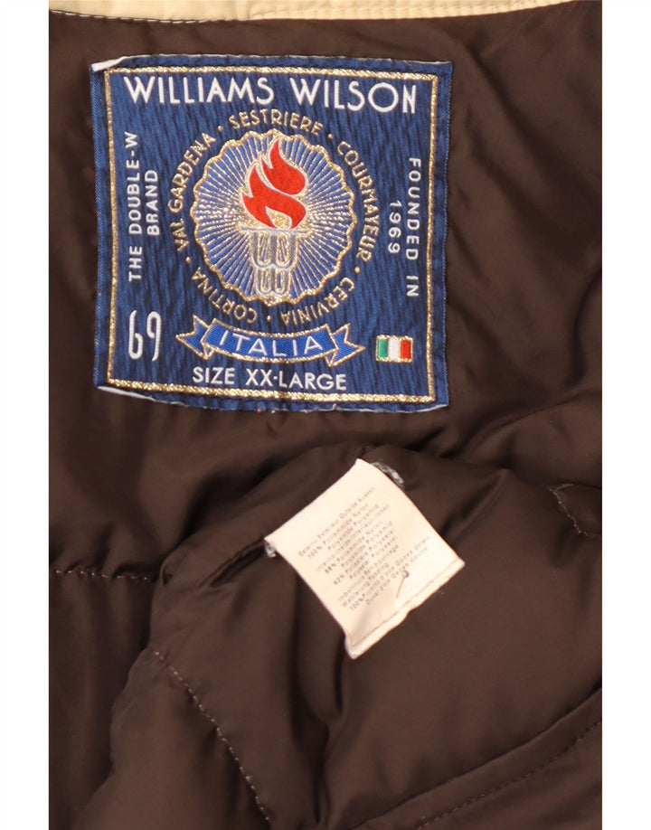 Jachetă căptușită pentru bărbați Williams Wilson UK 44 2XL Bej Poliamidă