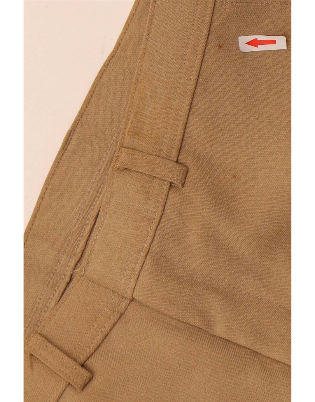 Pantaloni de costum drepți pentru bărbați Levi's W36 L32 poliester bej