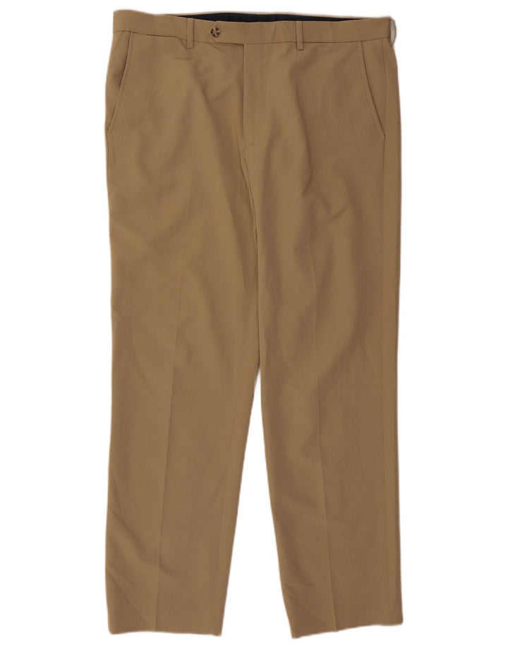 Nautica Pantaloni Drepți Bărbați L36 L30 Poliester Bej