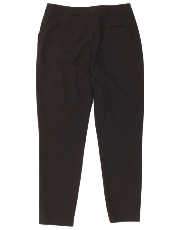 Pantaloni chino subțiri Hobbs pentru femei UK 10 Small W28 L28 Lână neagră
