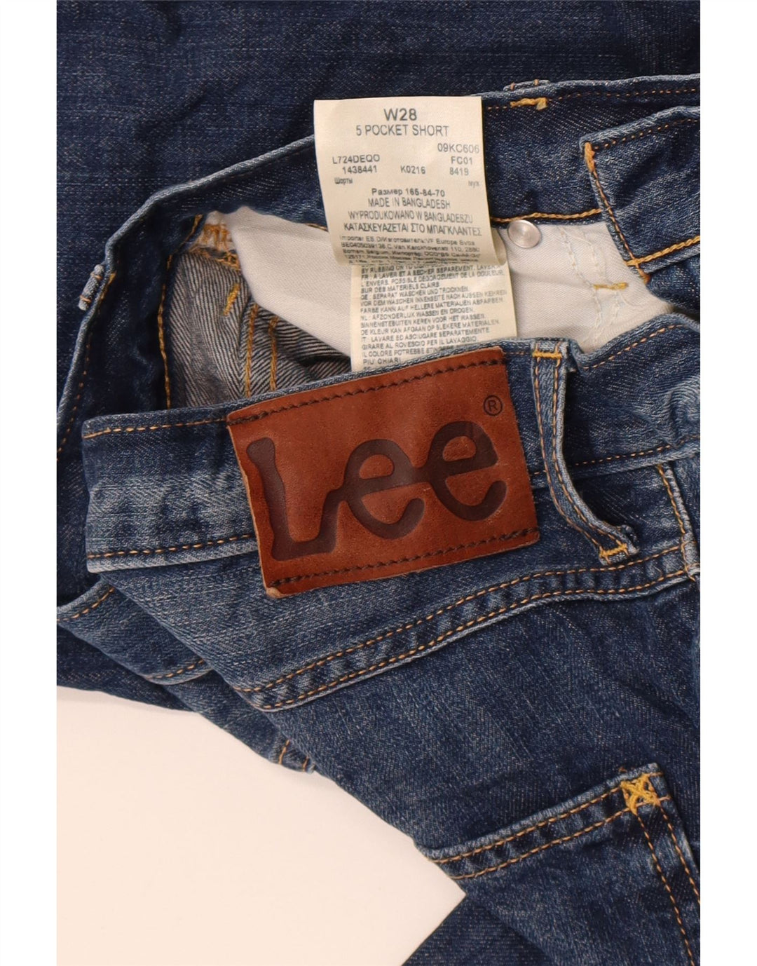 Pantaloni scurți din blugi pentru bărbați Lee W28 Small Blue Bumbac