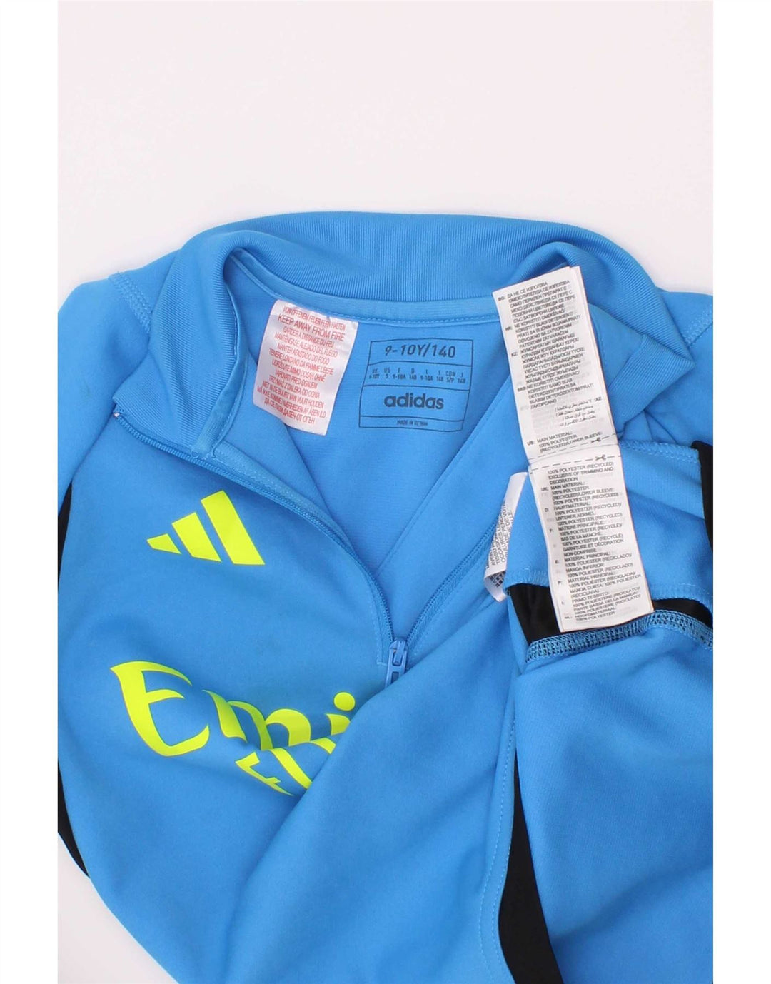 Adidas Boys Arsenal Graphic Pullover Trening Top 9-10 Years Blue