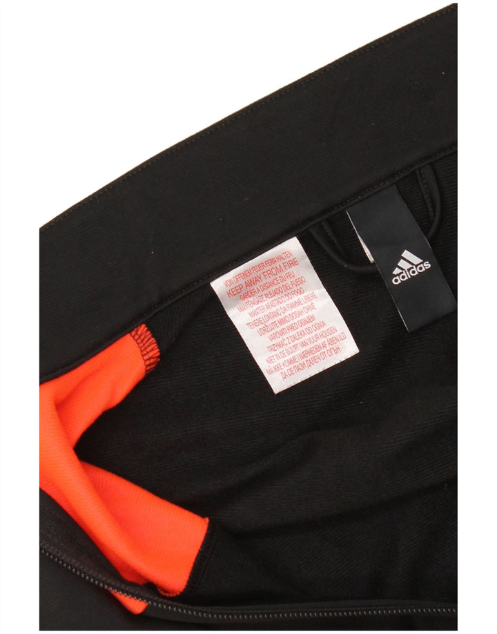 Jachetă de trening pentru băieți Adidas 9-10 ani, negru, color block