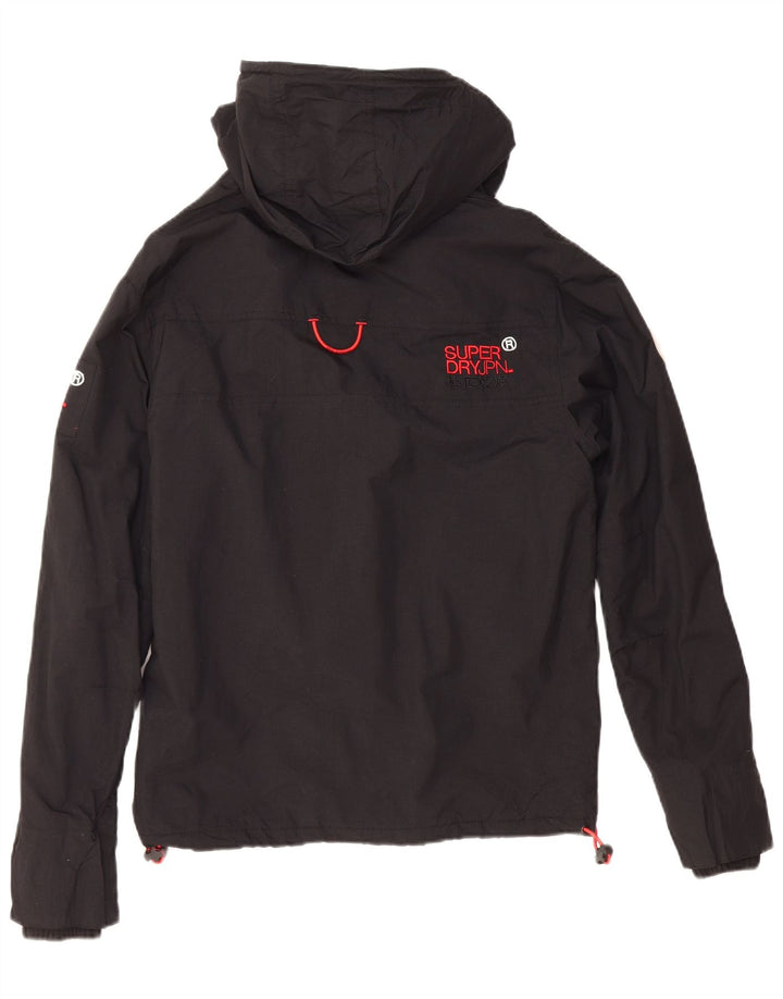 Jachetă Windattacker Superdry pentru femei, cu glugă, UK 10, negru