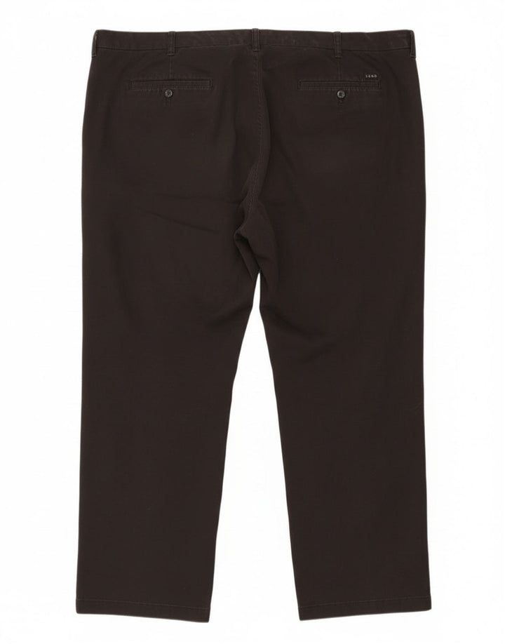 Pantaloni chino drept bărbați Izod L48 L30 bumbac negru