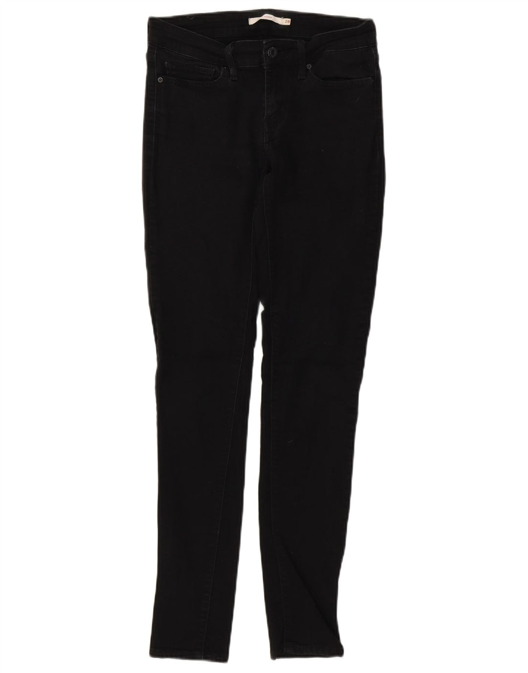 Blugi skinny 711 pentru femei LEVI'S W28 L31 bumbac negru