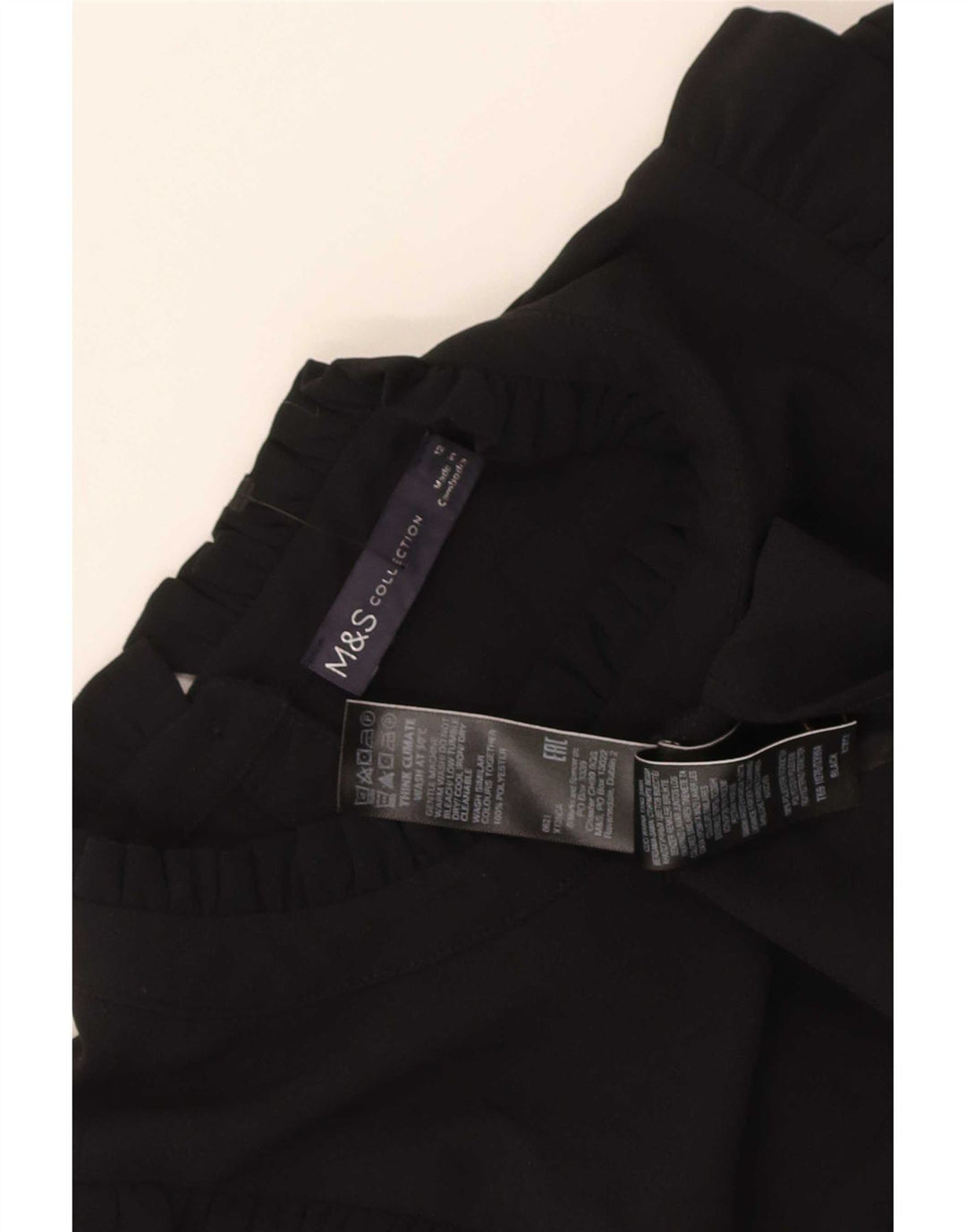 Rochie schimbătoare cu mânecă lungă pentru femei Marks & Spencer UK 12 Medium Black