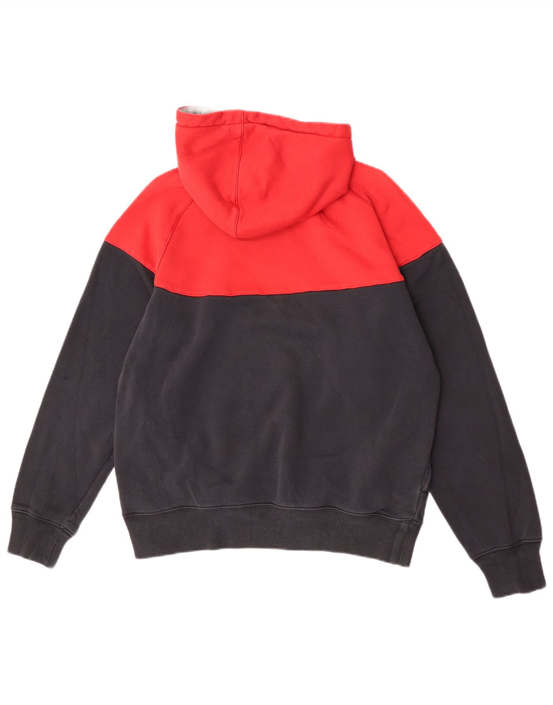 Pulover Nike pentru bărbați, cu formă regulată, cu glugă, roșu mediu, bumbac color bloc