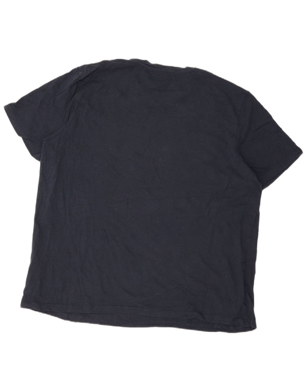 Tricou grafic Jack & Jones pentru bărbați Top 2XL bumbac bleumarin