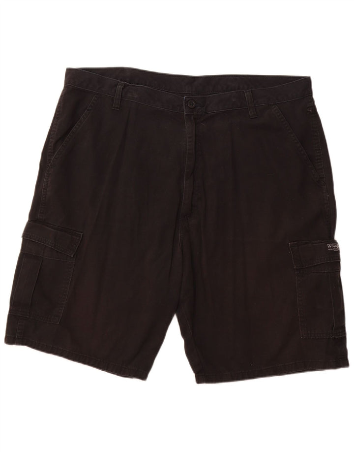 Pantaloni scurți cargo WRANGLER pentru bărbați W40 XL, bumbac negru
