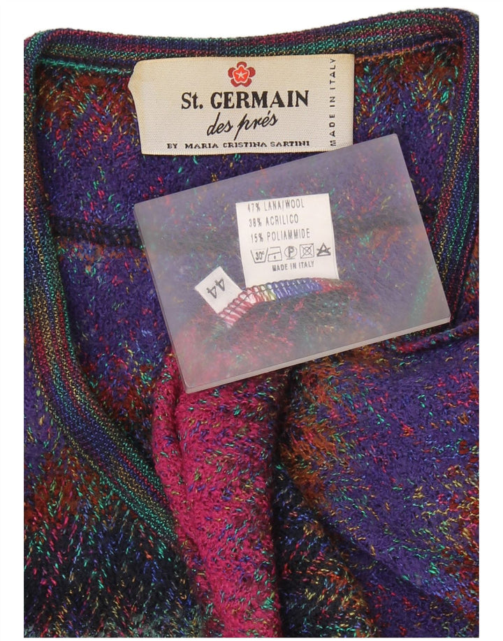 SF. Pulover cardigan pentru femei GERMAIN IT 44 Medium Multicolor