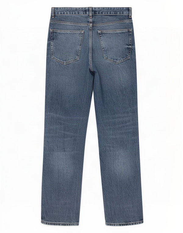 Blugi conici pentru bărbați Zara EU 46 XL W36 L32 Bumbac albastru