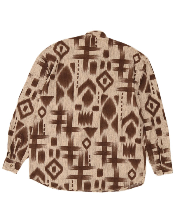 Cămașă Pulover pentru bărbați Mac Fashion XL Maro Geometric
