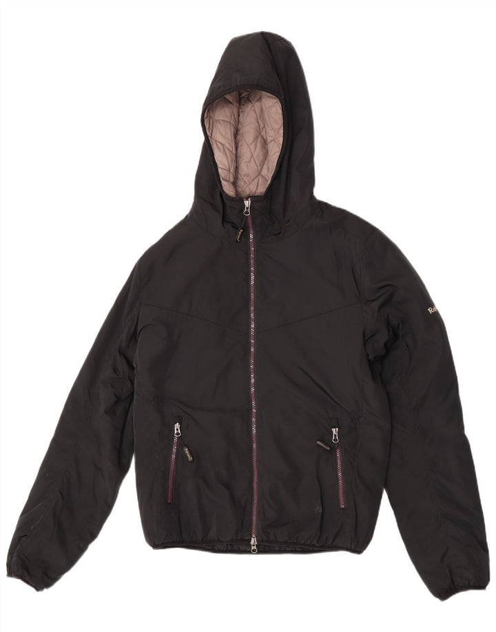 Jachetă căptușită cu glugă pentru bărbați Refrigue UK 36 Poliester negru mic